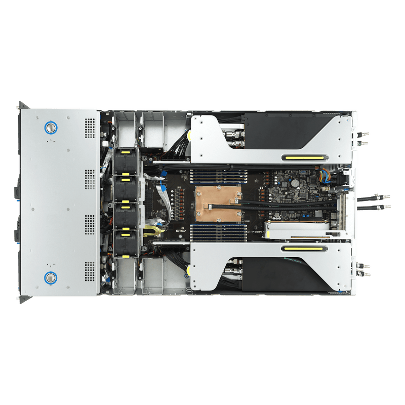 ASUS ESC4000A-E12-26WGPT 2U Server – AMD EPYC 9005, 128GB DDR5, 960GB SSD, NVIDIA RTX PRO 6000 for High-Performance Computing & AI Workloads