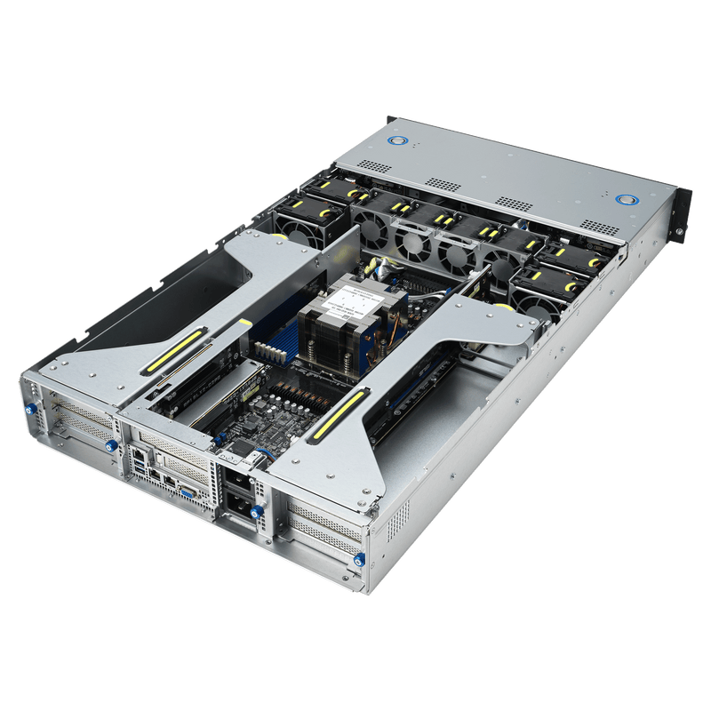 ASUS ESC4000A-E12-26WGPT 2U Server – AMD EPYC 9005, 128GB DDR5, 960GB SSD, NVIDIA RTX PRO 6000 for High-Performance Computing & AI Workloads