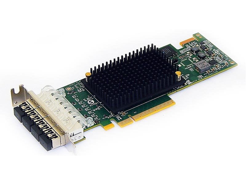Emulex LPE15004-M8 LightPulse 4-Ports 8GFC Fibre Channel Optic PCIe 3.0 Host Bus Adapter