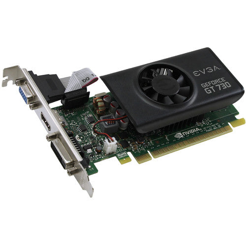 EVGA 02G-P3-3733-KR GeForce GT 730 2Gb GDDR5 64-Bit Low Profile Graphics Card