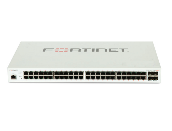 Fortinet 248E-FPOE FortiSwitch Layer-3 48-Ports Rack-Mountable Managed Switch
