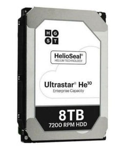HGST HUH721008AL5204 0F27358 Ultrastar He10 8Tb SAS-12Gbps 3.5-Inch Hard Drive