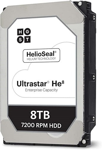 HGST HUH728080ALE600 Ultrastar He8 8Tb SATA-6Gbps 7200RPM 3.5-Inch Hard Drive