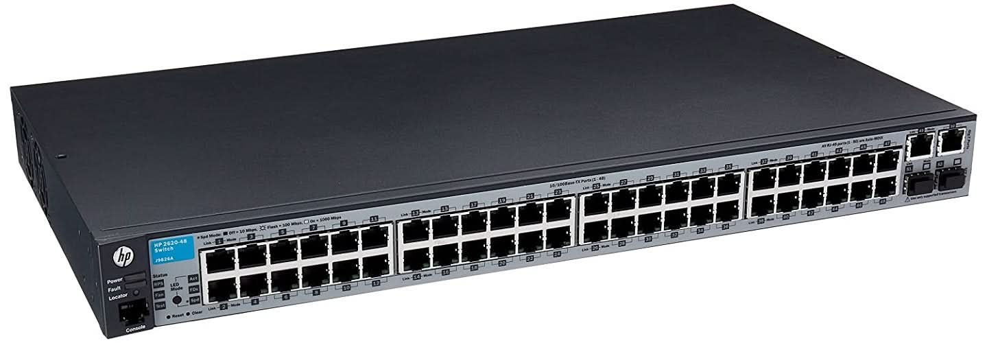 Switch Hp Rack Buy HP J9626A#ABA 2620-48 48-Ports 1U Rack Mount Network Switch Online