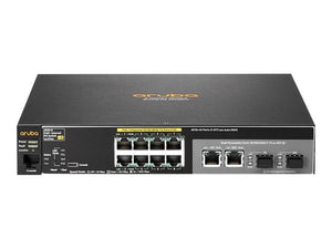 HP JL070A#ABA Aruba 2530-8 PoE+ 8-Ports 1U Rack Mount Switch