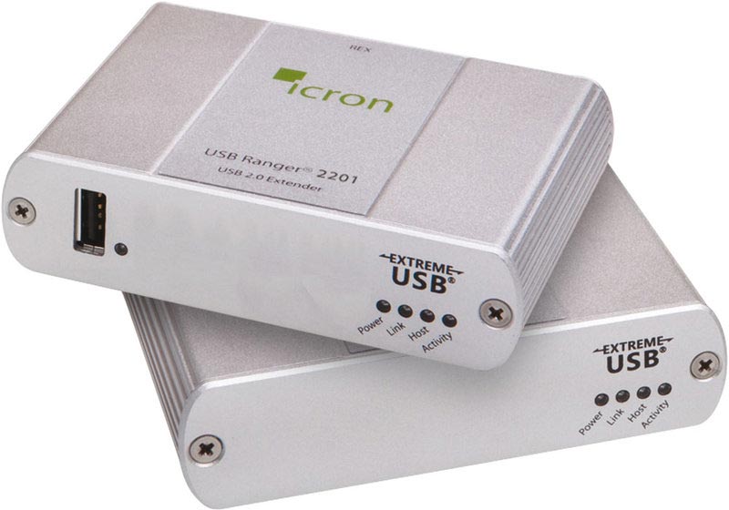 Icron USB 2.0 Ranger 2201 1-Port Cat 5e USB Extender System
