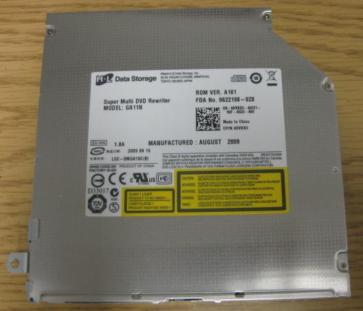 HL Data Storage GA11N SlotLOAD 8X SATA DVD RW Drive