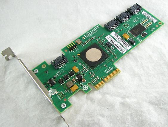 LSI  SAS3041E-HP 4-Port PCI-E SAS/SATA Raid ControllerCard