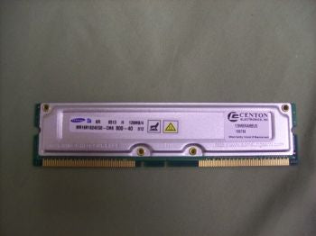 Samsung MR16R1624EGO-CM8 128MB RDRAM 800MHZ Non ECC 184-PIN 2.5V Memory Module