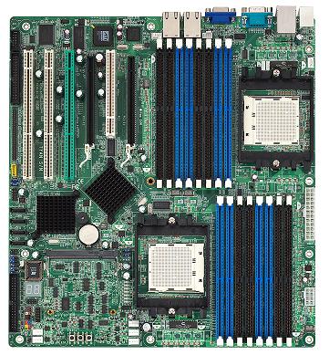 TYAN Thunder K8HM Dual Opteron S940 ServerWORKS HT2000 HT1000 SATA(RAID) VGA GBLAN E-ATX Motherboard