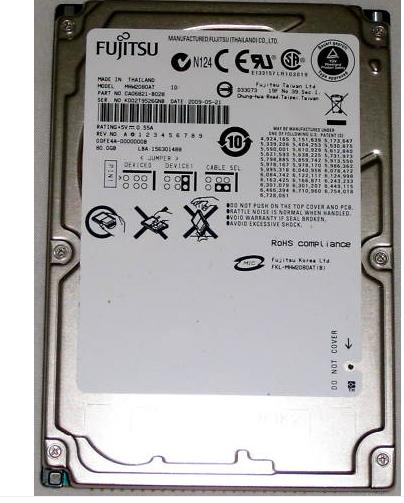Fujitsu MHW2080AT 80Gb 4200RPM IDE Ultra ATA-7 8Mb Cache 2.5-Inch Internal Hard Drive