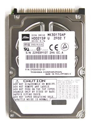 Toshiba MK3017GAP 30GB 4200RPM UDMA ATA-100 2.5" 9.5MM Laptop Hard Drive (HDD2159)