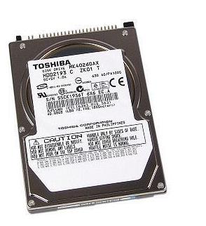 Toshiba 40.0GB 5400 RPM 9.5MM 16MB Ultra DMA-100/ATA-6 IDE/EIDE Hard Drive