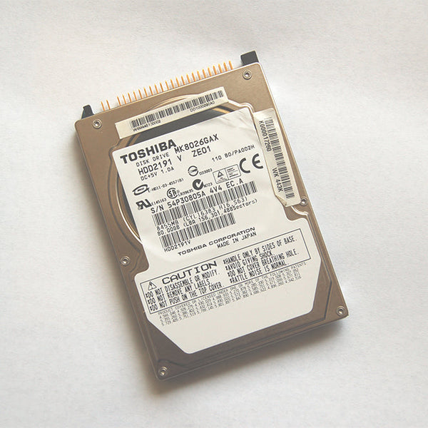Toshiba MK8026GAX 80GB 5400RPM 9.5MM UDMA-100 IDE Notebook Hard