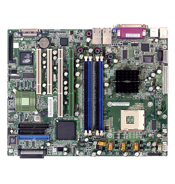 Supermicro P4SC8-B E7210 Socket-478 800FSB Video 2Gb-LAN Ultra-320 SATA(RAID) ATX Motherboard