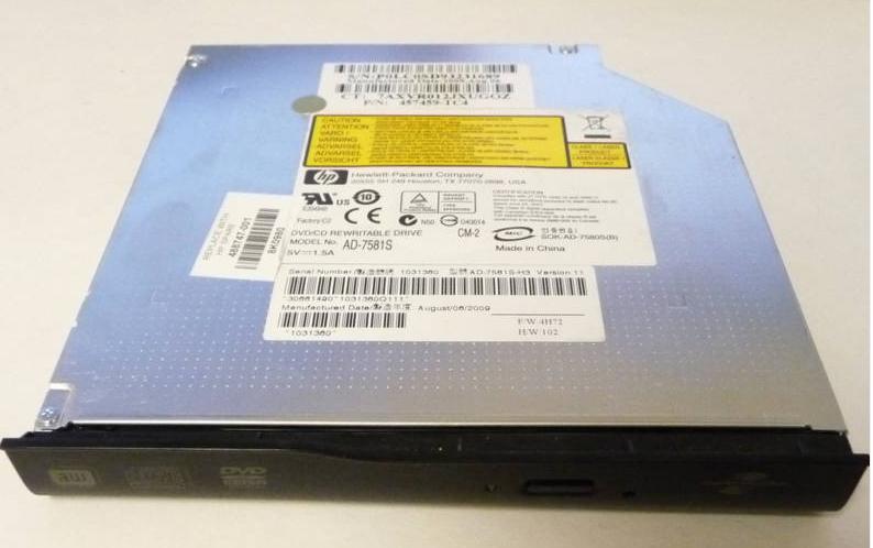 HP 457459-TC4 Slim Dual Layer DVDRW/CDRW Drive