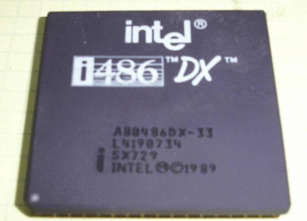 Intel A80486DX-33 33MHZ Socket-3 Processor