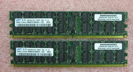 HP 408854-B21 8GB 667MHZ DDR2 PC5300 Registered Memory Module