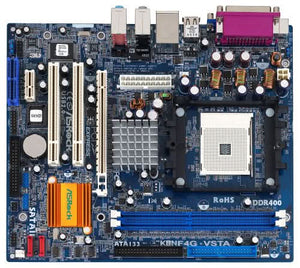 ASROCK K8NF4G NVidia GeForce 6100 Socket-754 Athlon 64 DDR 400MHZ Motherboard