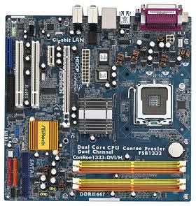 ASRocks ConRoe1333-DVI/H Intel 946G LGA775 Core2Duo Motherboard