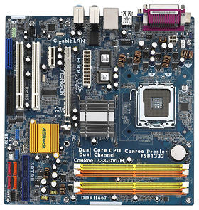 ASRocks ConRoe1333-DVI/H Intel 946G LGA775 Core2Duo Motherboard