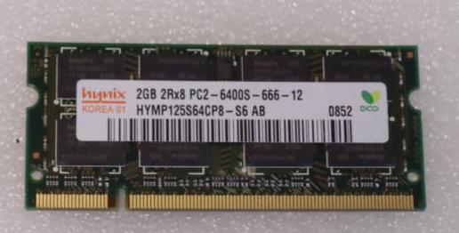 Hynix HYMP125S64CP8-S6 2GB PC25300 667 DDR2 200PIN SoDIMM Memory Module