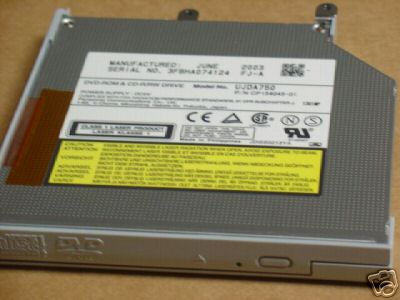 Panasonic / MATSUSHITA UJDA750 24x 24x 24x 8x IDE Slim Combo DVD/CDRW Drive Silver BEZEL