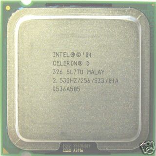 Intel Celeron D 326 2.53 Ghz 533 Mhz 256 k LGA775