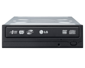 LG GSA-H62L 18x DVD±RW SATA Drive with LightScribe Black