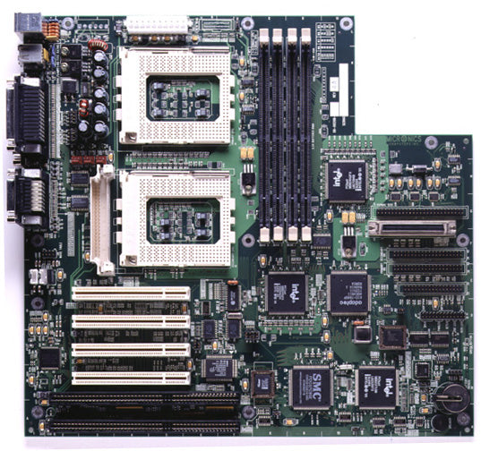 MicronICS W6-LI Intel 440FX Dual ZIF Socket-8 Pentium Pro Motherboard: Bare Board