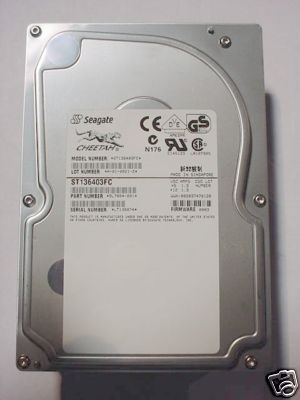 Seagate Cheetah 36 ST136403FC 36.4GB 10KRPM Fiber Channel 3.5" Hard Drive