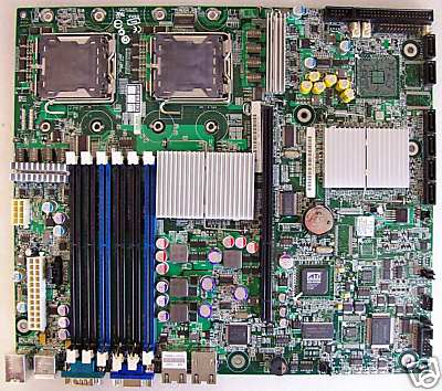 Intel 5000V Dual Xeon LGA771 DDR2 PCI-Express SATA SAS ATX Server BareMotherboard