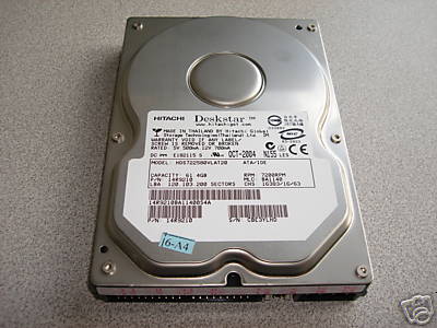 Hitachi Deskstar 7K250 14R9210 61.4GB 7200RPM 2MB Ultra ATA-100 IDE 3.5" Hard Drive