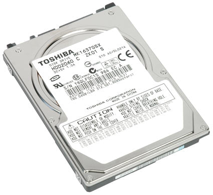 Toshiba MK1637GSX 160GB 5400RPM 8MB SATA-300 2.5" 9.5MM Laptop Hard Drive (HDD2D60)