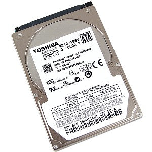 Toshiba MK1251GSY 120GB 7200RPM 16MB SATA-300 2.5" 9.5MM Laptop Hard Drive (HDD2E23)