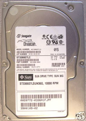 Sun X5267A 36GB 10000RPM 8MB Ultra-320 SCSI LVD 3.5" Hot Swap Hard Drive