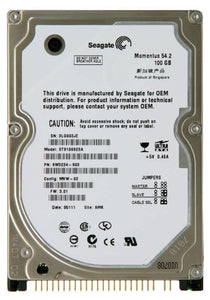 Seagate ST9100823A Momentus 5400.2 100Gb 5400RPM Ultra ATA-100 8Mb Buffer 2.5-Inch 9.5mm Internal Notebook Hard Drive