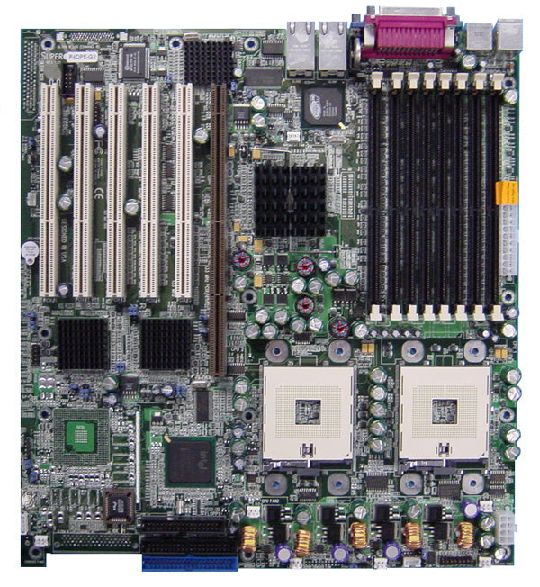 Supermicro P4DPE-G2+ IE7500 Dual Xeon Socket-603 PCI-X Video LAN Extended-ATX Motherboard: BareOEM