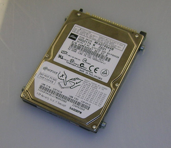 IBM 33P3419 / 33P3418 40GB 5400RPM ATA/100 12MS 8MB 9.5MM 2.5" Hard Drive