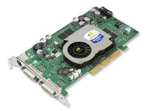 HP 350968-001 / 351382-001 NVidia Quadro FX1100 128MB AGP 8X Dual DVI Video Card