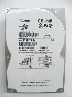 Seagate Barracuda 9LP ST39173LW 9.1GB 7200RPM Ultra2 Wide SCSI 68-PIN 3.5" Hard Drive