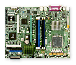 Supermicro P8SC8-B E7221 LGA775 800FSB Video 2Gb-LAN Ultra320 SATA(Raid) ATX bare Motherboard