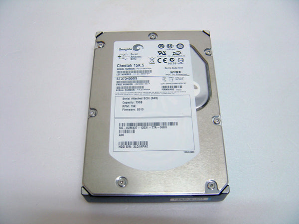 Seagate Cheetah 15K.5 ST373455SS 73.4GB 15KRPM 16MB Buffer SAS 3.5" Hard Drive