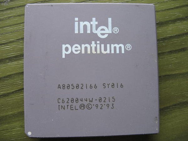 Intel Pentium SY016 166MHZ FSB-66MHZ Socket-5; Socket-7 A80502166 CPU