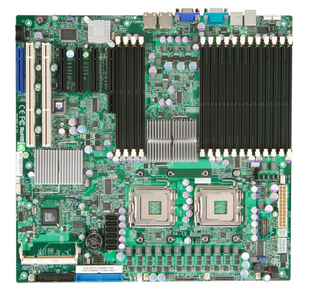 Supermicro X7DWN+ Chipset-Intel I5400 Dual Socket-LGA771 128Gb DDR2-1600MHz Extended-ATX Motherboard Only