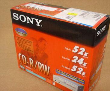 Sony CRX225A-U 52x24x52 IDE Internal CD-D/RW Drive : New Retail