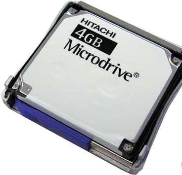 Hitachi MicroDrive 3K4 HMS360404D5CF00 / 13G1766 4GB 3600RPM 128KB Removable Hard Drive