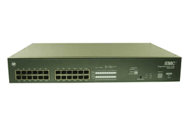 SMC Tiger Switch SMC6924VF 24-Port Fiber OPTIC Multimode Duplex Port 100Base-FX Stackable Switch