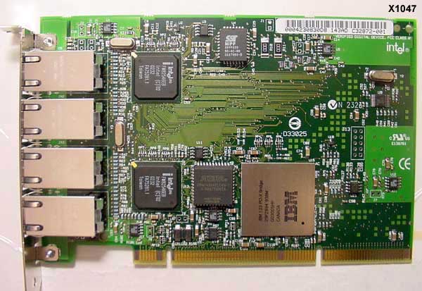 NetworkAppliance X1047-R5 PCI-Express Quad Port 10/100/1000BT EtherTNet Card