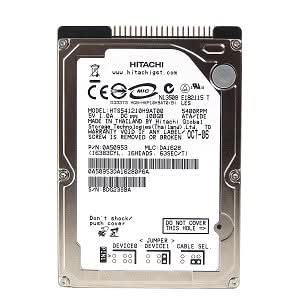 Hitachi Travelstar 5K120 100GB UDMA-100 IDE 5400RPM 8MB Buffer 2.5" Laptop Hard Drive